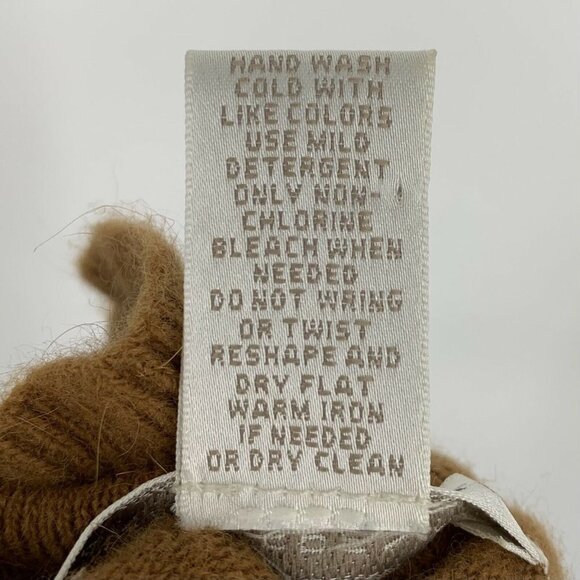 Sarah Spencer Lambswool Angora Open Cardigan Womens Size Medium Ruffle Sweater - Picture 11 of 11